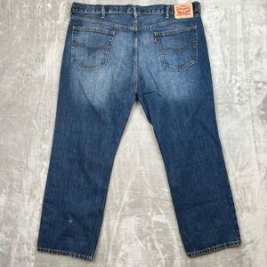 Levi Strauss Co 559 Jeans Mens Size 42x30 Straight Leg Blue Denim Pants